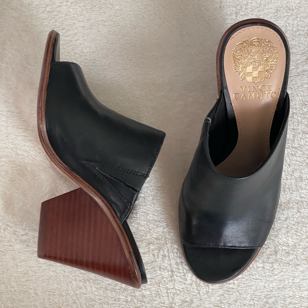NWOT vince camuto DORMINA heeled slide sandals